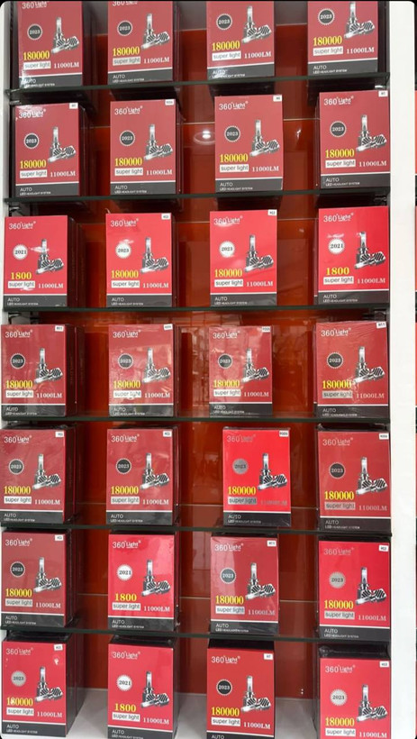 هدلایت رادیاتی 360 H7 light conpex اصلی و پلم 360لایت رادیات دار